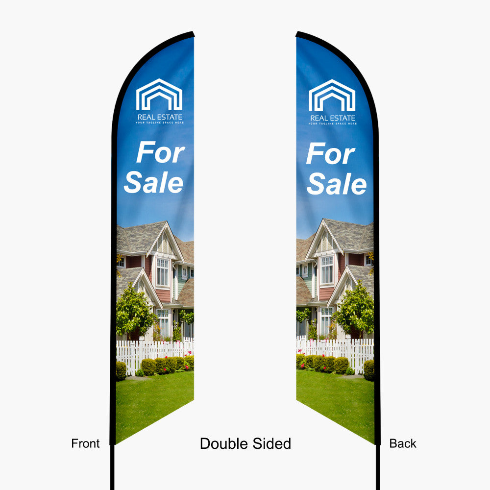 14ft Feather Flag - Double Sided