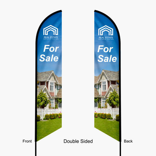 14ft Feather Flag - Double Sided