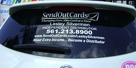 Rear Window Lettering